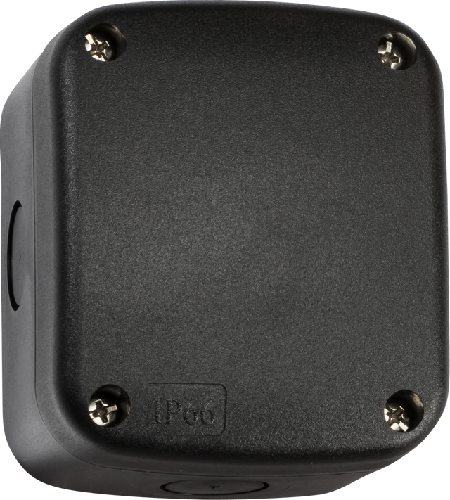 IP66 Outdoor Enclosure - Small Black, Weatherproof Polycarbonate