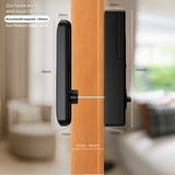 WME DL2 Smart Door Lock – Wi-Fi Voice Fingerprint Keypad (Alexa/Google)