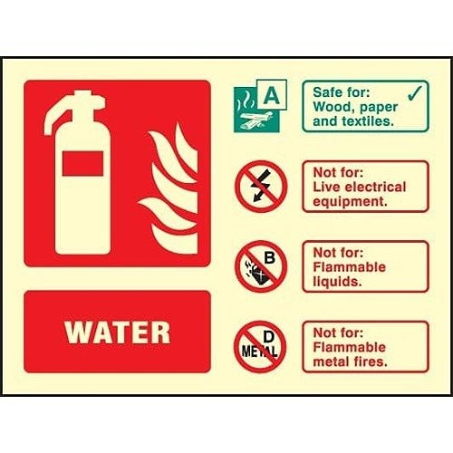 Bull 31237D extinguisher safety sign