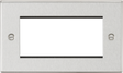 4G Modular Faceplate - Brushed Chrome
