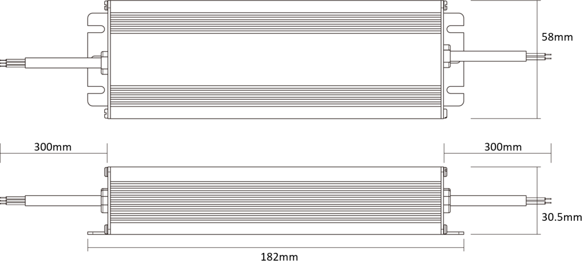 12V IP67 40W DC LED Driver Image - Grey