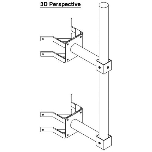 WEC 3CP500 bracket for housings & mounts