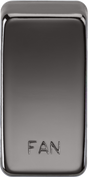 Switch Cover marked 'FAN' in Black Nickel - ML Accessories