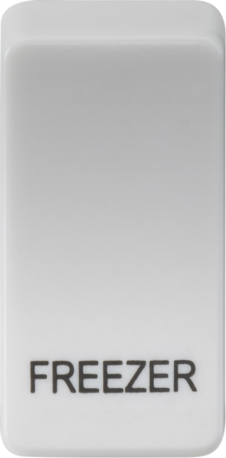 Switch Cover 'Marked FREEZER' - White
