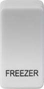Switch Cover 'Marked FREEZER' - White
