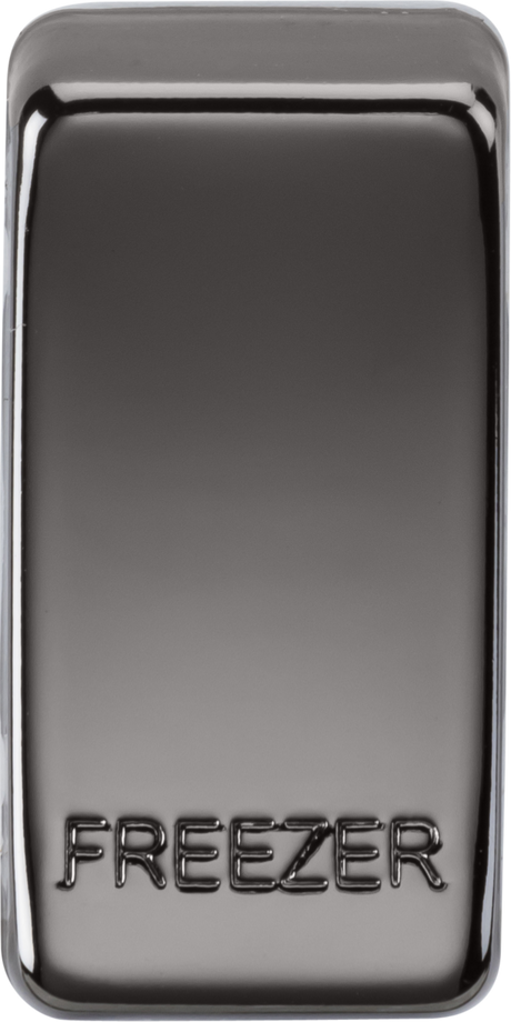 Switch Cover 'Marked FREEZER' - Black Nickel
