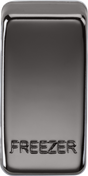 Switch Cover 'Marked FREEZER' - Black Nickel