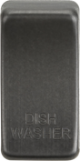 ML Accessories Switch Cover 'Marked DISHWASHER' - Smoked Bronze