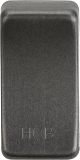 Switch Cover "Marked HOB" - Smoked Bronze