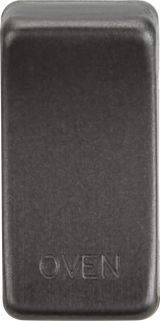 Switch Cover Marked OVEN - Smoked Bronze
