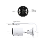 TP-Link 4 MP Full-Colour PoE CCTV Kit – 4 × InSight S345 Bullet Cameras + NVR1004H-4P + 20 m Leads | SKUs S345, NVR1004H-4P, CAT5E-20M