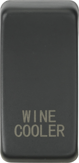 ML Accessories Anthracite Switch Cover 'Marked WINE COOLER'