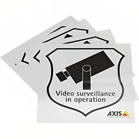 Axis Communications 5502-821 monitoring sticker