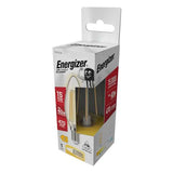 Energizer 4W LED Filament Candle E14 (SES) 470lm 2700K Warm White Non-Dimmable – S12869, ENER559