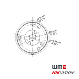 HikVision: DS-2CE72KF0T-LFS(2.8mm), 3K ColorVu Smart Hybrid Light Fixed Turret Camera, 40m IR, IP67