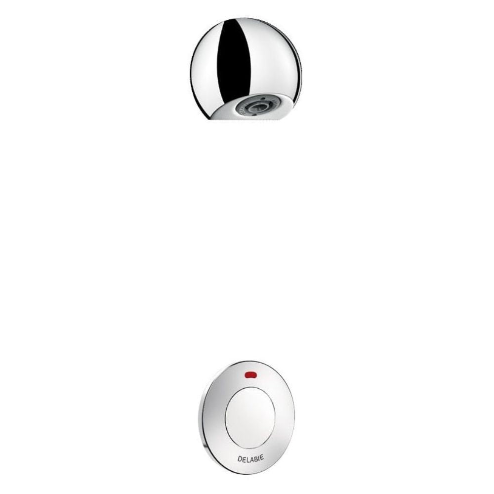 749110 DELABIE TEMPOSTOP Time Flow Shower Kit with Round Head