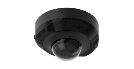Ajax 76019.214.BL1 DomeCam Mini AI-Powered IP Security Camera