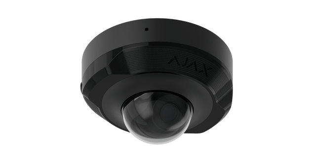 Ajax 76023.214.BL1 DomeCam Mini Wired IP Security Camera