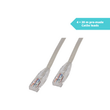 TP-Link 4 MP Full-Colour PoE CCTV Kit – 4 × InSight S345 Bullet Cameras + NVR1004H-4P + 20 m Leads | SKUs S345, NVR1004H-4P, CAT5E-20M