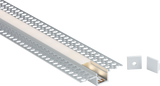 2M Aluminium Profile - Plaster-in Recessed for LED Strip