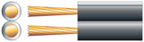 Mercury: 807.058UK, Economy Fig 8 Speaker Cable, 100m, CCA, 15A, 2x42, Black/White