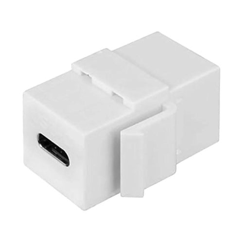 Vanco 820593 keystone jack, white