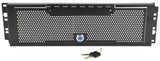 Adastra 853.067UK 3U lockable rack security mesh panel