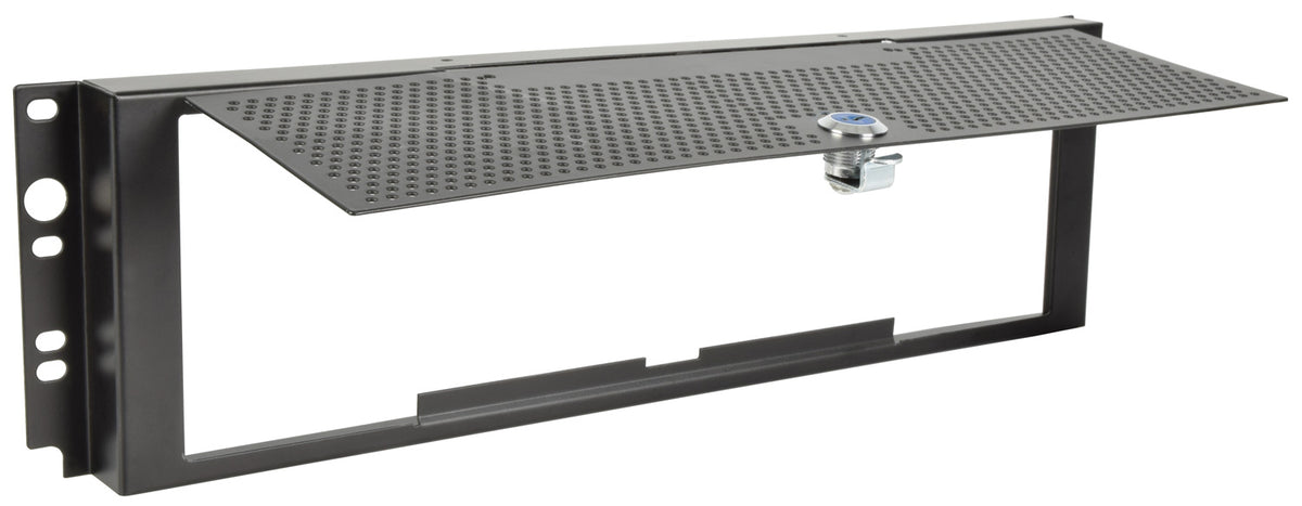 Adastra 853.067UK 3U lockable rack security mesh panel
