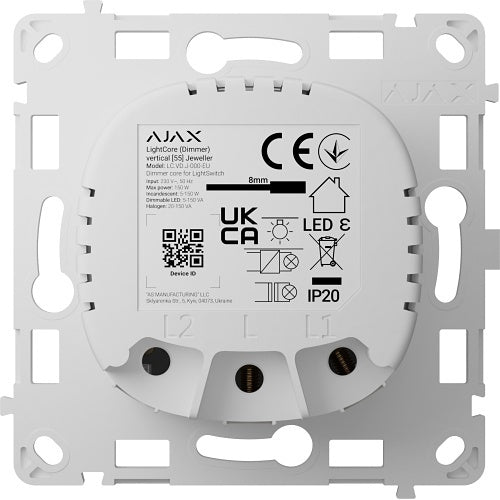 Ajax Systems 91249.255.WH1 dimmer