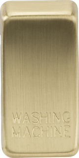 ML Accessories GDWASHBB Switch Cover - Brushed Brass for Washing Machine