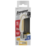 Energizer LED Candle Filament E27 (ES) 5W 550lm 2700K Warm White Dimmable – S29786, ENER1390