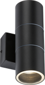 IP54 GU10 Up and Down Wall Light - Black