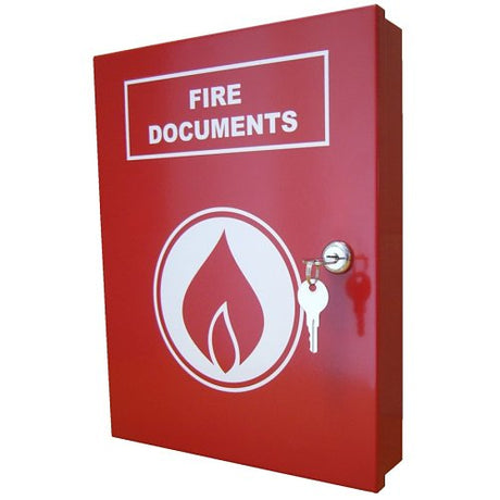 Elmdene by Potter A4-DOC-BOX-R-FIRE fire document box