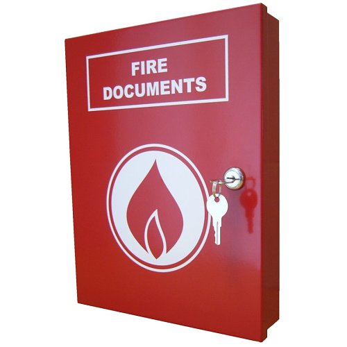 Elmdene by Potter A4-DOC-BOX-R-FIRE fire document box
