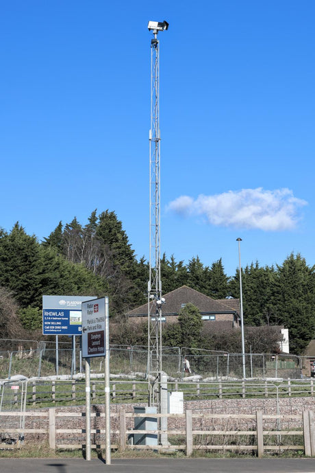 Altron ACT2BP Tilt-down Base Plate Mounted Lattice Tower