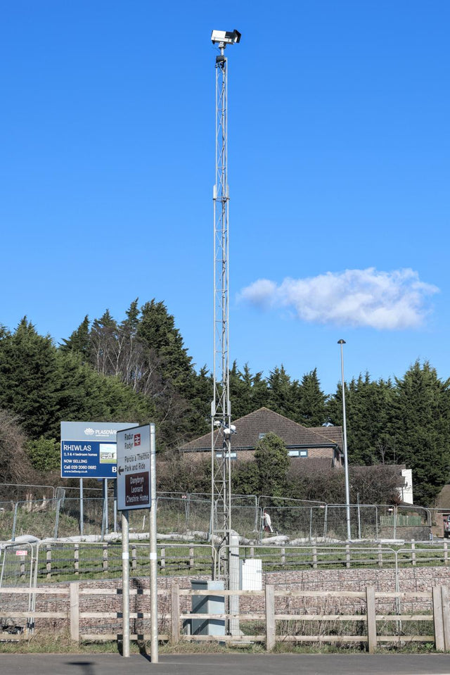 Altron ACT3BP Tilt-down Base Plate Mounted Lattice Tower