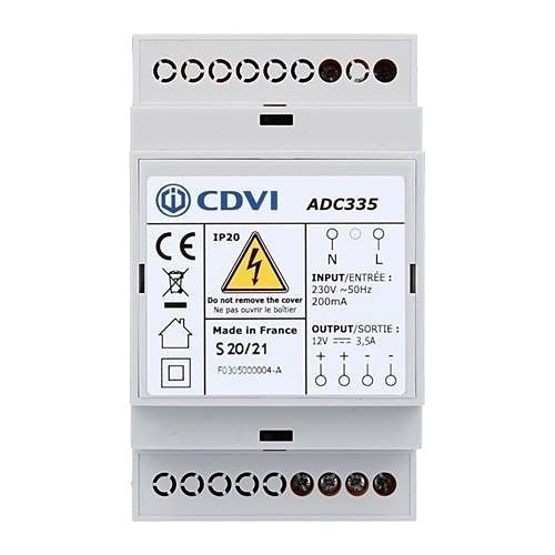 CDVI ADC335 power supply, grey