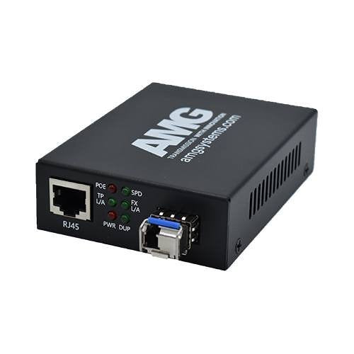 AMG Systems AMG210M-1FAT-1SM1A-P30 PoE media converter