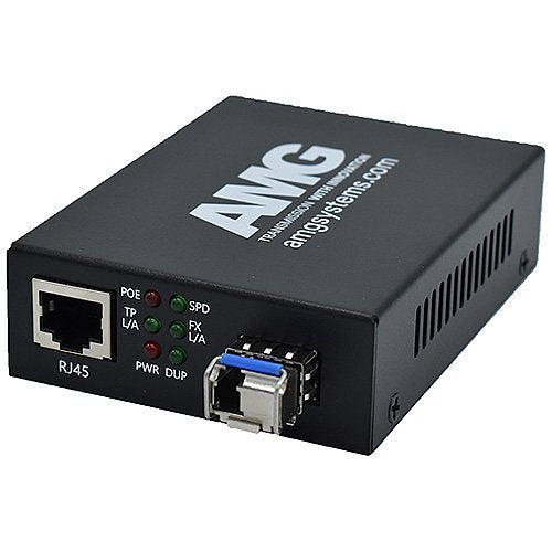 AMG Systems AMG210M-1FAT-1SS1A-P30 PoE media converter
