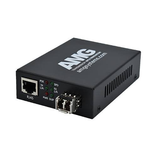 AMG Systems AMG210M-1GAT-1SM2-P30 PoE media converter