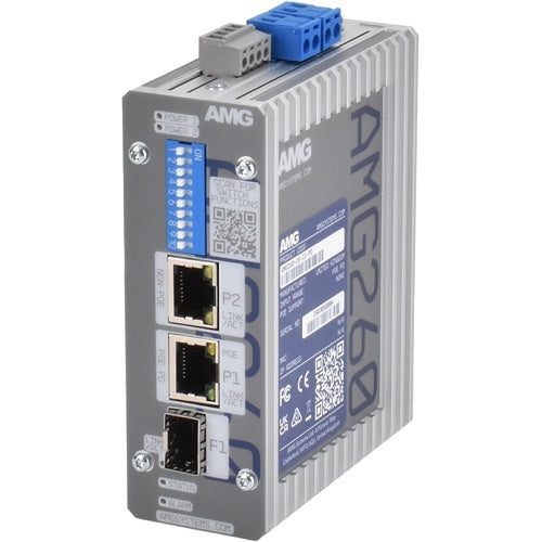 AMG Systems AMG260-2G-1S-PD powered media converter