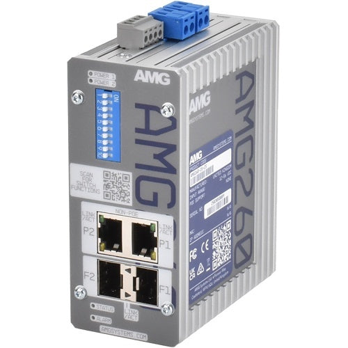 AMG Systems AMG260-2G-2S-PD powered media converter