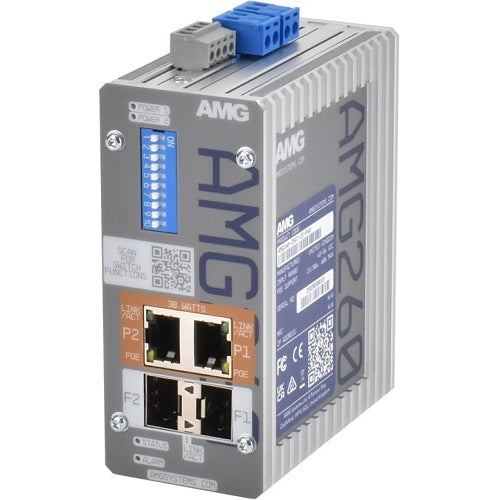 AMG Systems AMG260-2GAT-2S-P60 industrial grade media converter