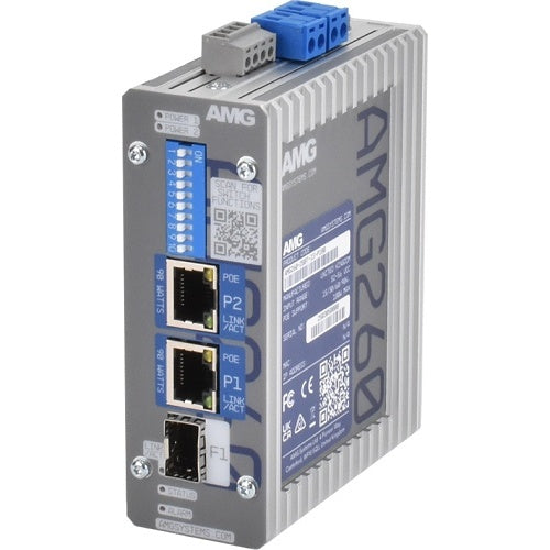AMG Systems AMG260-2GBT-1S-P180 industrial grade media converter
