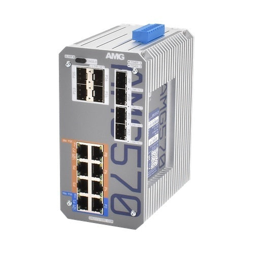 AMG Systems AMG570-2GBT-6GAT-8S-P360 industrial managed switch