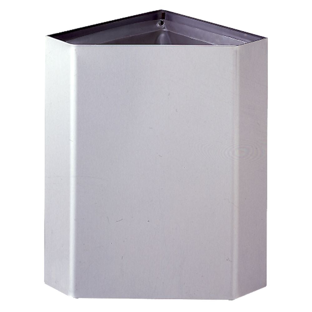 B-268 Stainless Steel Corner Bin