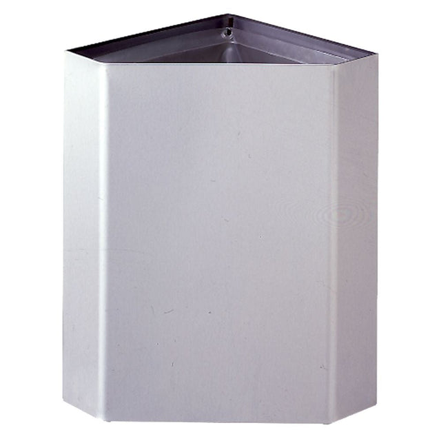 B-268 Stainless Steel Corner Bin