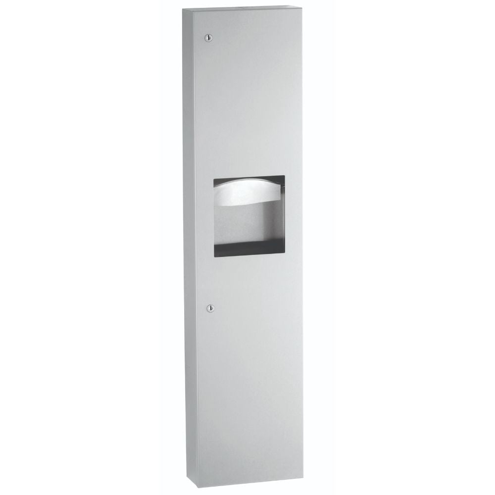 B-380349 Bobrick Surface Mounted 2-in-1 Paper Towel Dispenser and 14.4L Waste Receptacle