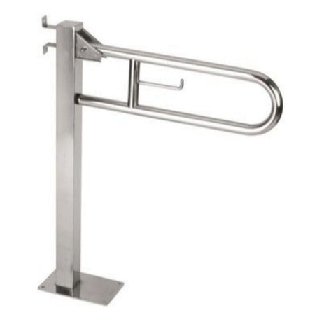BGC2710 / BGC710 Mediclinics Medinox Series ø32mm Vertical Swing Grab Bar With Toilet Roll Holder