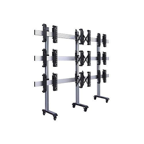 B-Tech BT83713X3BB video wall stand